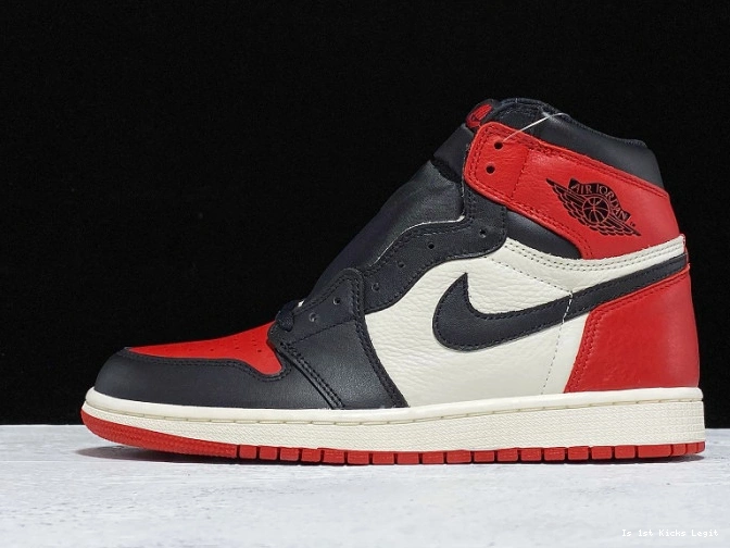 Jordan Air 1 Retro Bred High Toe OG 555088-610 0812
